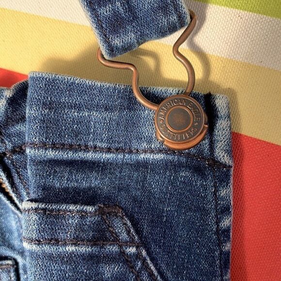 EUC WOMEN’S AMERICAN EAGLE SMALL OVERALL SHORTS - Picture 6 of 8